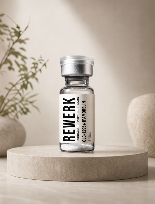 REWERK CJC-1295 + Ipamorelin 5/5mg peptide vial